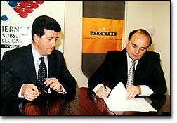 Alcatel y Subtel suscriben acuerdo de cooperación tecnológica