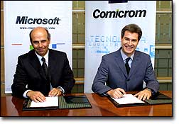 Comicrom y Microsoft firman alianza estratégica