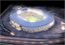 Se inaugura primer estadio sede de la Copa del Mundo con tecnología Furukawa