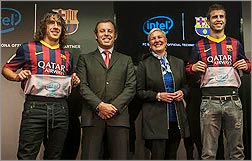 Intel es el nuevo auspiciador del FC Barcelona