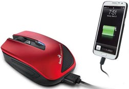 Genius presenta mouse con cargador micro USB