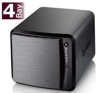 Servidor NAS de cuatro bahías para nube personal de ZyXEL