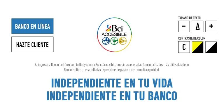Lanzan inédita web bancaria accesible para personas con discapacidad visual y auditiva