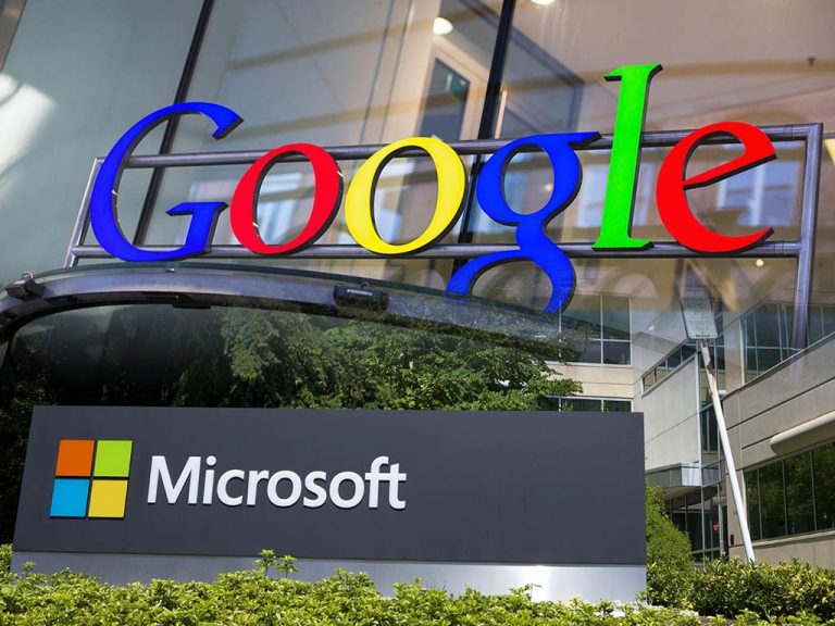Microsoft y Google retiran demandas judiciales mutuas