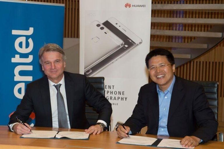Entel y Huawei suscriben acuerdo de cooperación en Chile
