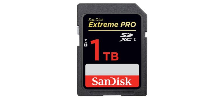 Western Digital anuncia primera tarjeta SDXC de 1 TB
