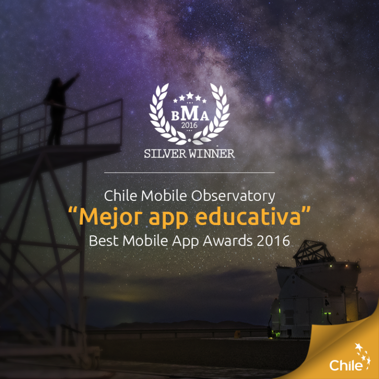 Chile Mobile Observatory es premiada como la "Mejor APP Educativa" 2016