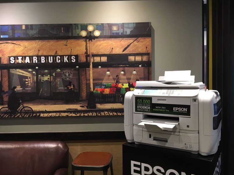 Imprime gratis en Starbucks con Epson