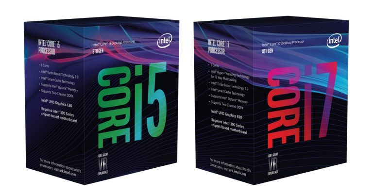 Intel anuncia chips Core de octava generación
