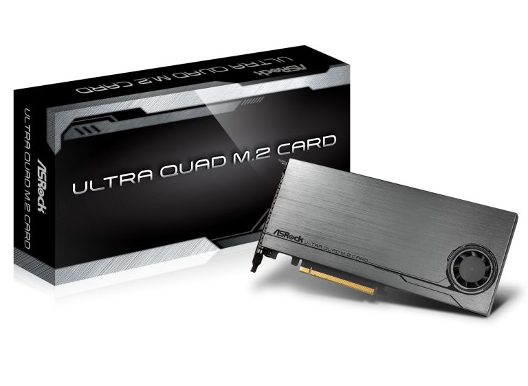 ASRock presenta su tarjeta Ultra Quad M.2