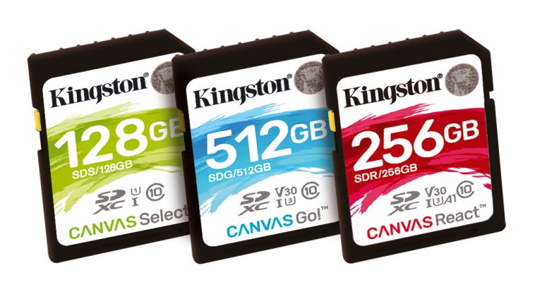 Kingston Digital anuncia nueva serie de tarjetas flash Canvas