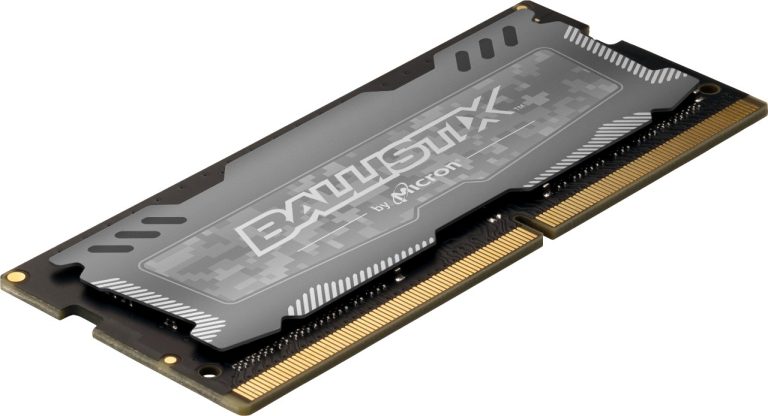 Ya está disponible la memoria para juegos Ballistix Tactical Tracer RGB DDR4
