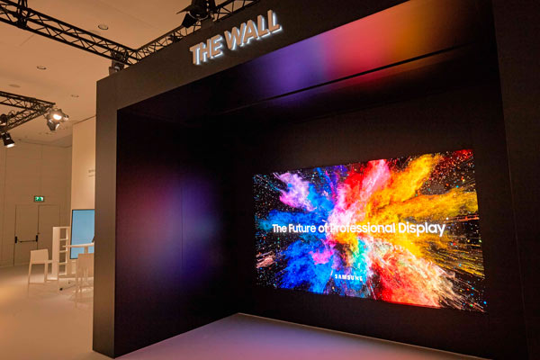 Samsung anuncia pantalla modular The Wall Professional