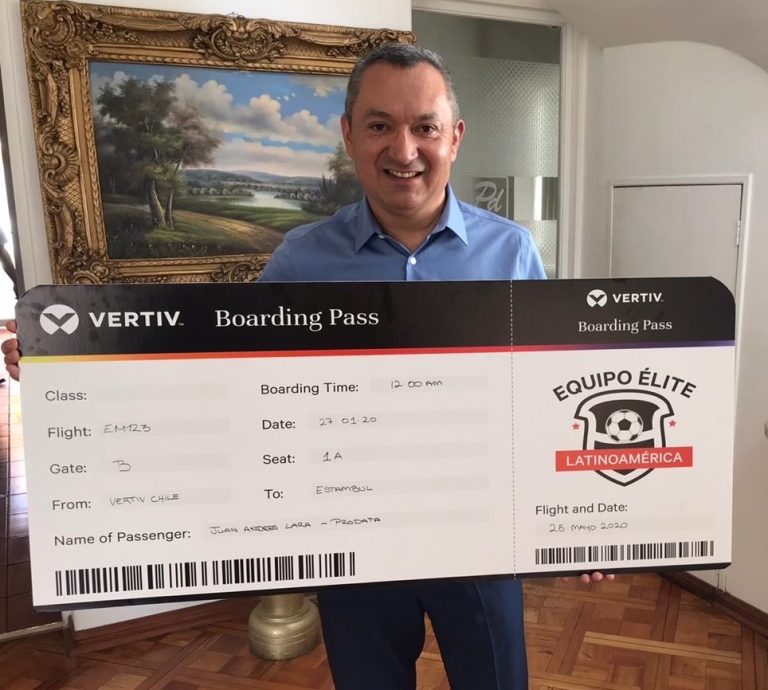 Vertiv anuncia primer ganador en Chile que asistirá a final de la Champions