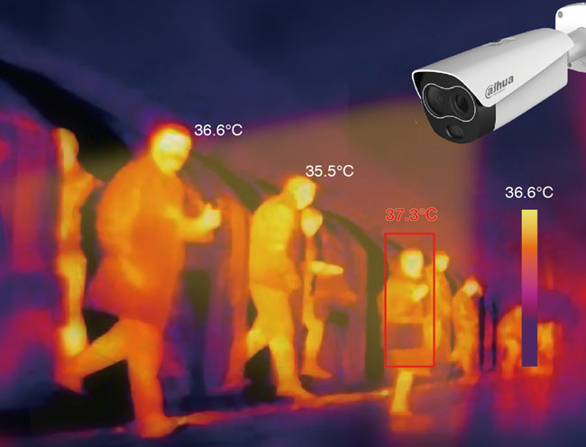 Cámaras para captar temperatura y detectar portadores de covid-19