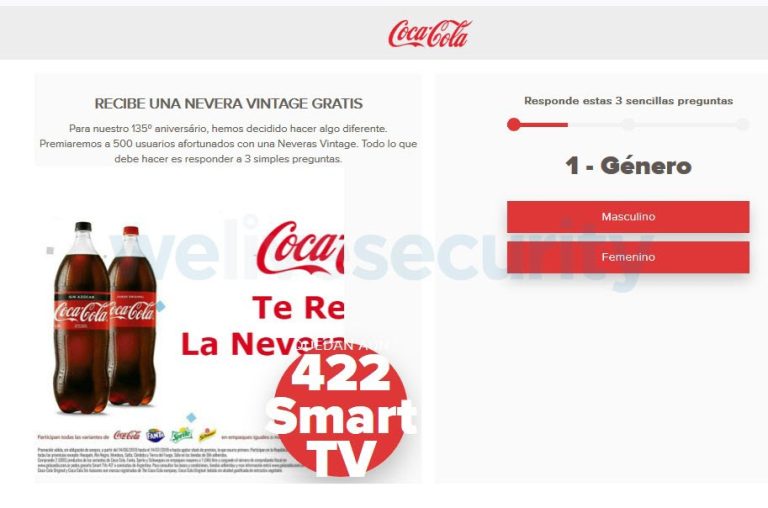 En Chile se disemina nuevo engaño vía WhatsApp que suplanta a Coca Cola