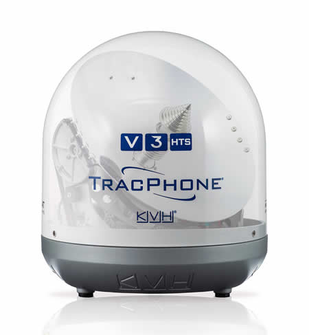 Comunicación satelital marítima de alta velocidad y seguridad con TracPhone V3 HTS