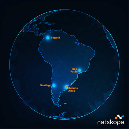 Netskope expande su red NewEdge en Latinoamérica