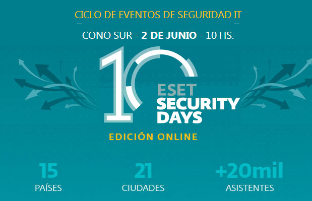 Llega el ESET Security Days a Argentina, Bolivia, Chile, Paraguay y Uruguay