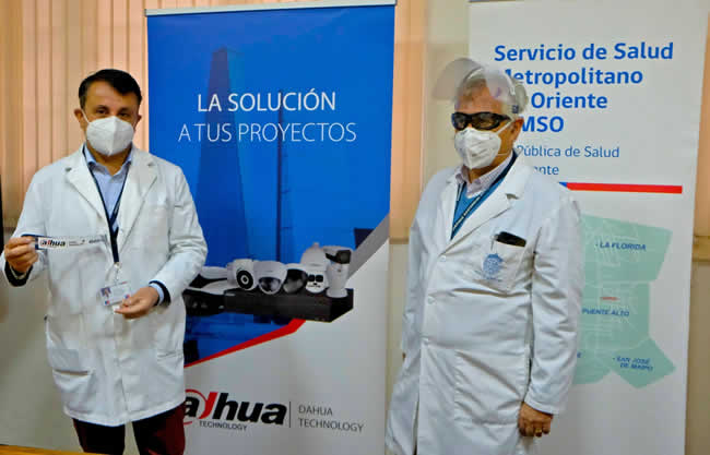 Dahua Technology dona escudos faciales a Hospital Sótero del Río