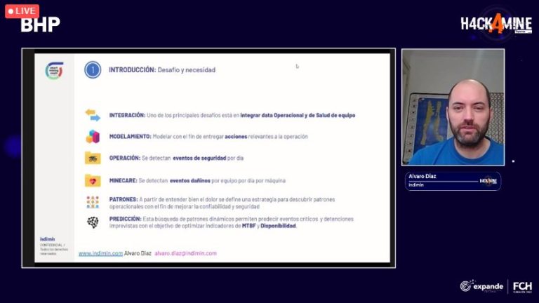 BHP y Expande distinguen innovadora propuesta de Indimin en 2° versión de Hackamine