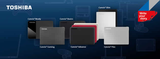 Toshiba actualiza línea Canvio con nuevas aplicaciones, colores y texturas
