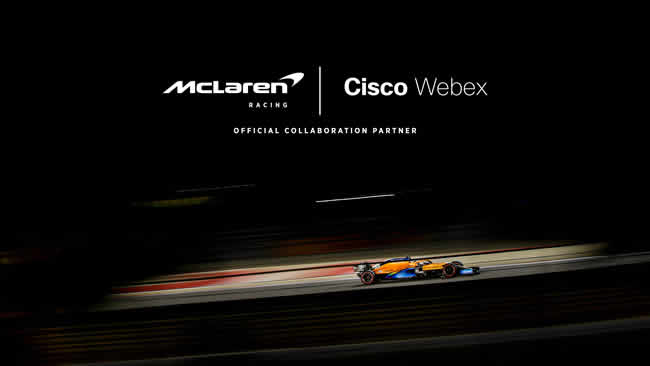 McLaren designa a Cisco Webex como partner oficial