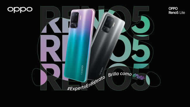 OPPO llega a Chile y presenta smartphone Reno5 Lite con 5 cámaras con IA