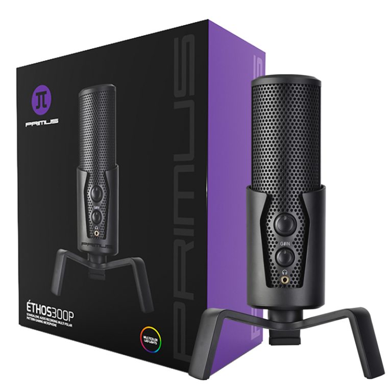 Primus presenta ÉTHOS300P, el nuevo micrófono para streaming