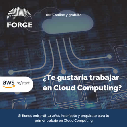 Amazon y Forge capacitarán gratis a jóvenes en habilidades cloud