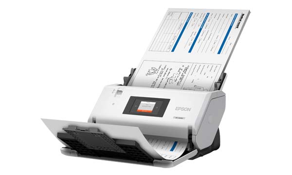 Escáneres de Epson compactos y robustos para grandes volúmenes de producción
