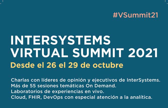 InterSystems anuncia InterSystems Virtual Summit 2021