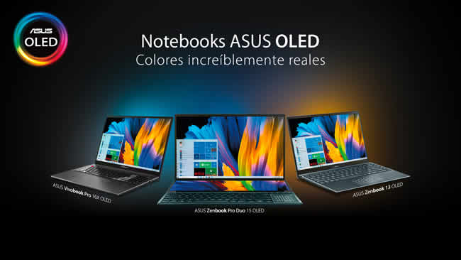 ASUS trae a Chile un completo portafolio de laptops con pantallas OLED