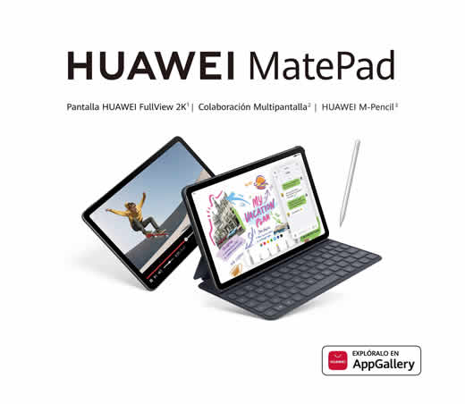 La nueva Huawei MatePad 2022 llegará a Chile con pantalla 2K