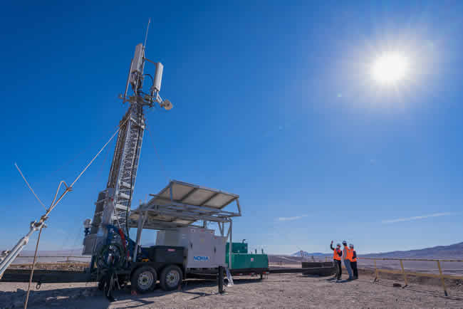 Nokia y Antofagasta Minerals instalan red privada inalámbrica para Minera Centinela