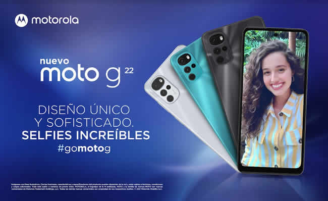 Motorola trae al mercado chileno el nuevo smartphone moto g22