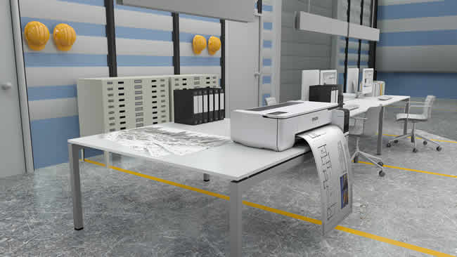 Plotter con tanques de tinta T3170X de Epson ideal para cartelería a todo color