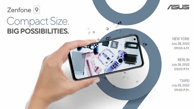 ASUS anuncia la fecha de lanzamiento para el smartphone Zenfone 9