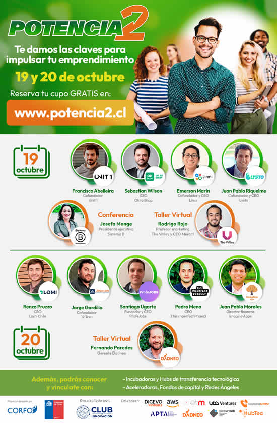 Club de Innovación promoverá a emprendimientos de la macrozona centro sur