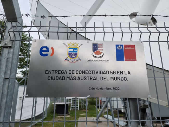 Puerto Williams se convierte en la ciudad más austral del mundo con conexión a 5G