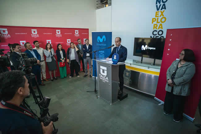 U. de Talca y Movistar Empresas lanzan el primer laboratorio del Maule con tecnología 5G