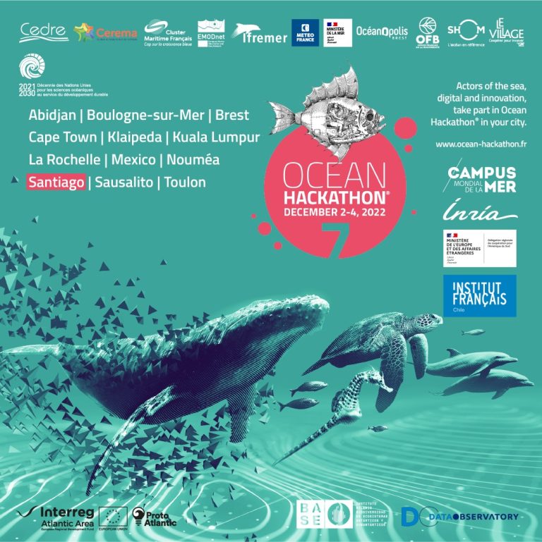 Científicas y científicos chilenos competirán en la Ocean Hackathon