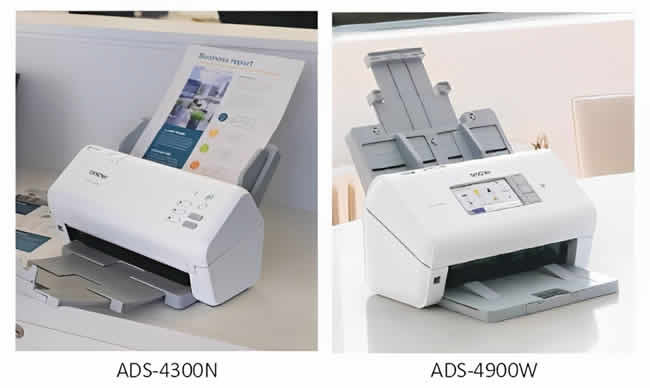 Brother ADS-4300N y ADS-4900W: Alta velocidad de escaneado para grandes volúmenes