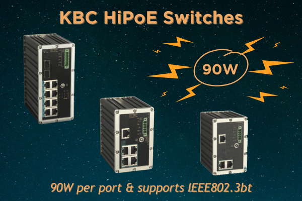 Nueva serie de Switches Industriales High PoE