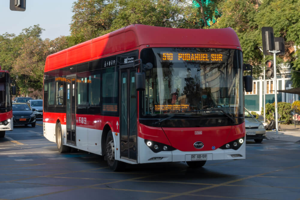 5G en el transporte público de Santiago